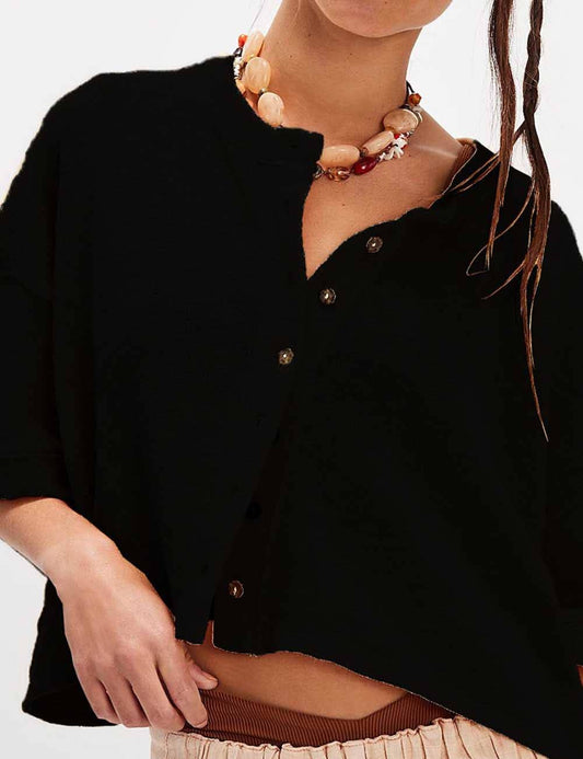 Shirt Cardigan Midi