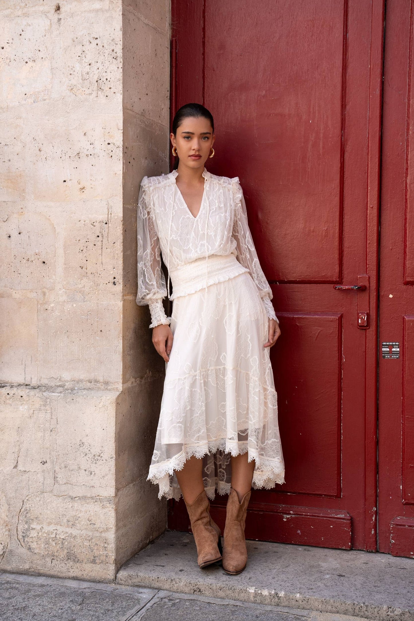 Bluse Romance Natural