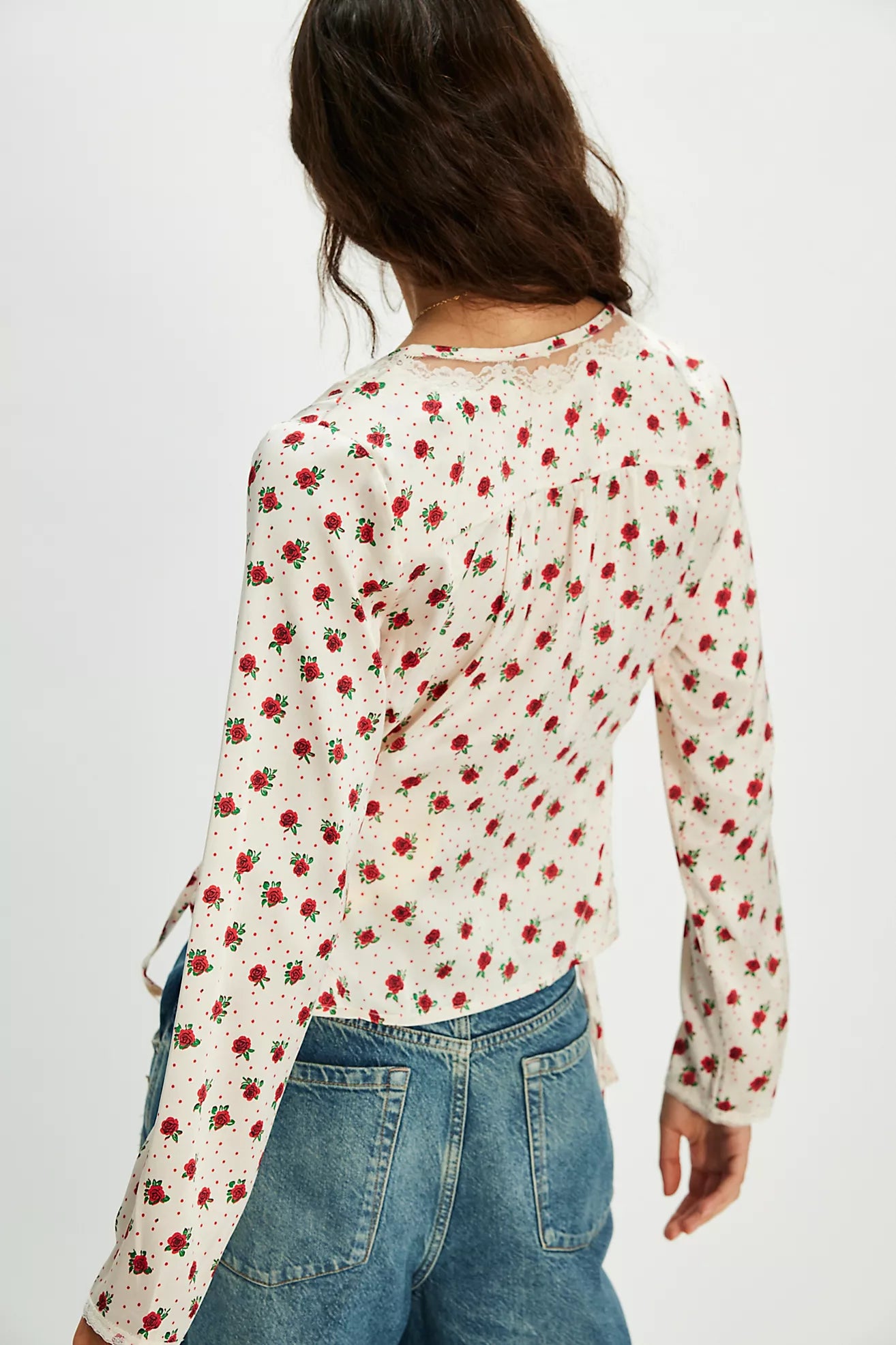 Free People Rose Blouse