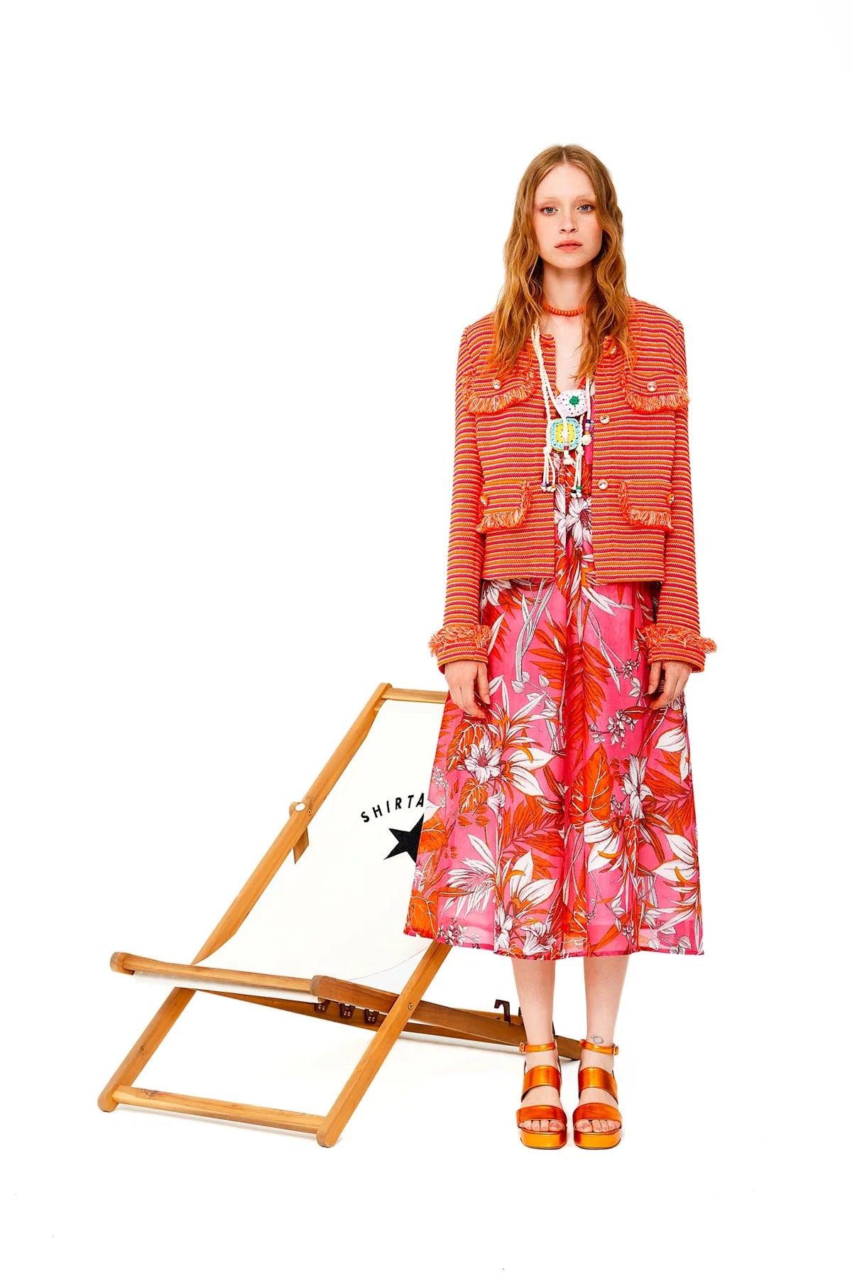 Shirtaporter Dress Voile Ibiscus