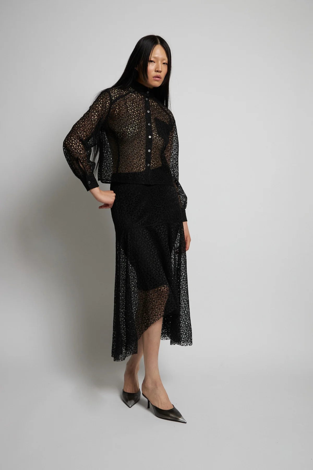 Dawn x Dare Saturday Black Blouse
