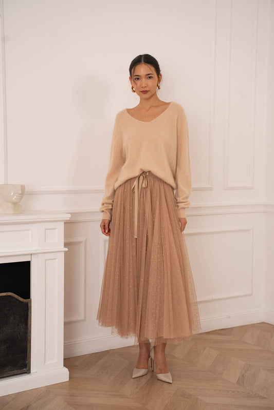 Pullover Wolle - Kaschmir gebürstet