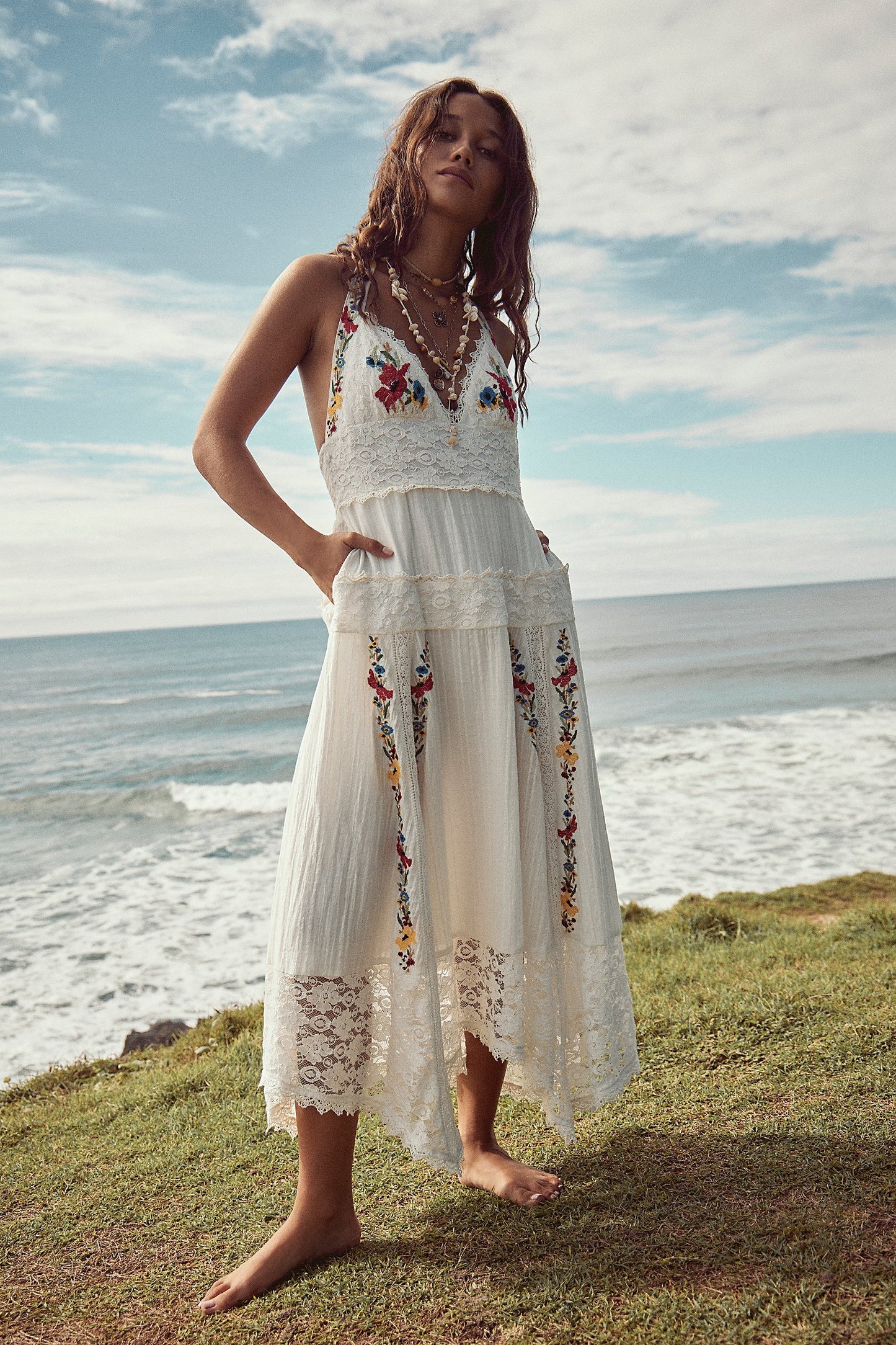 Free People Keila Dress Ivory