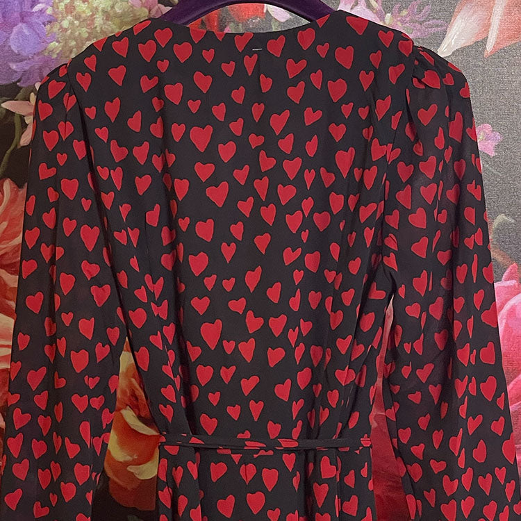 Wickelkleid Hearts