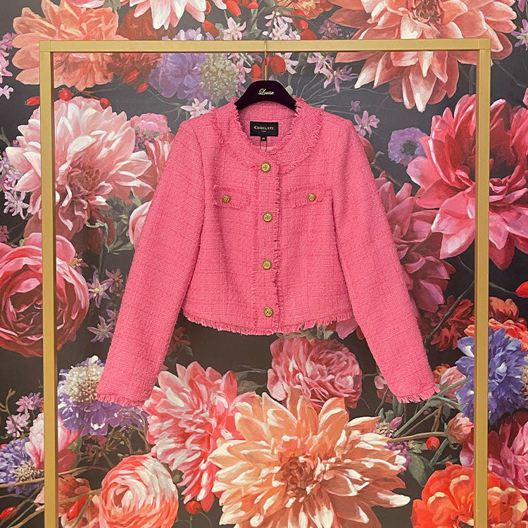 Pink Tweed Jacket