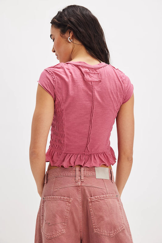 Free People Sylvie Tee Shooting Petal