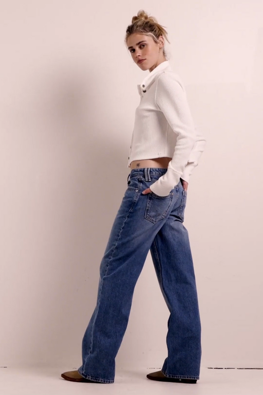 Free People Tennessee Low Rise Denim