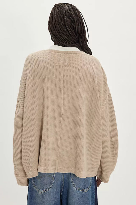 Free People Dawson Thermal Shirt
