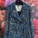 Lade das Bild in den Galerie-Viewer, Shirtaporter Coat Paisley Blu
