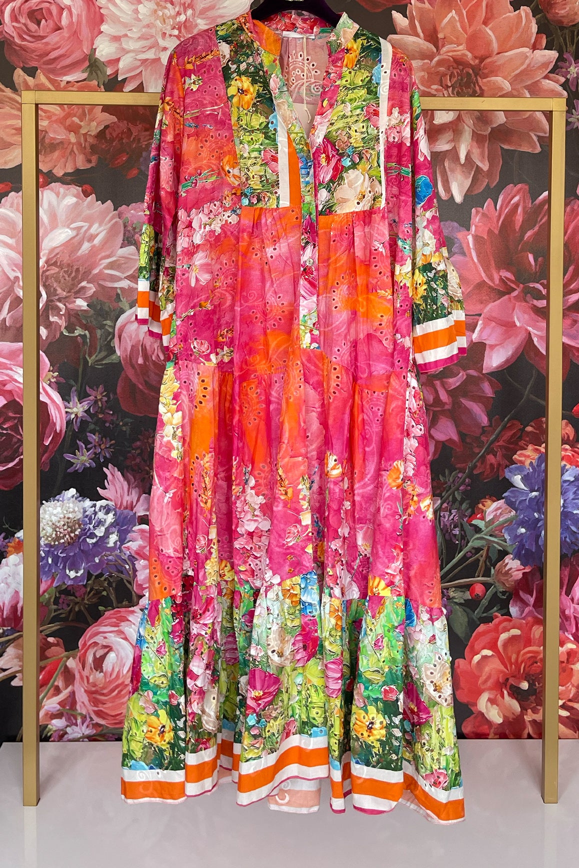 Langes Kleid Floral