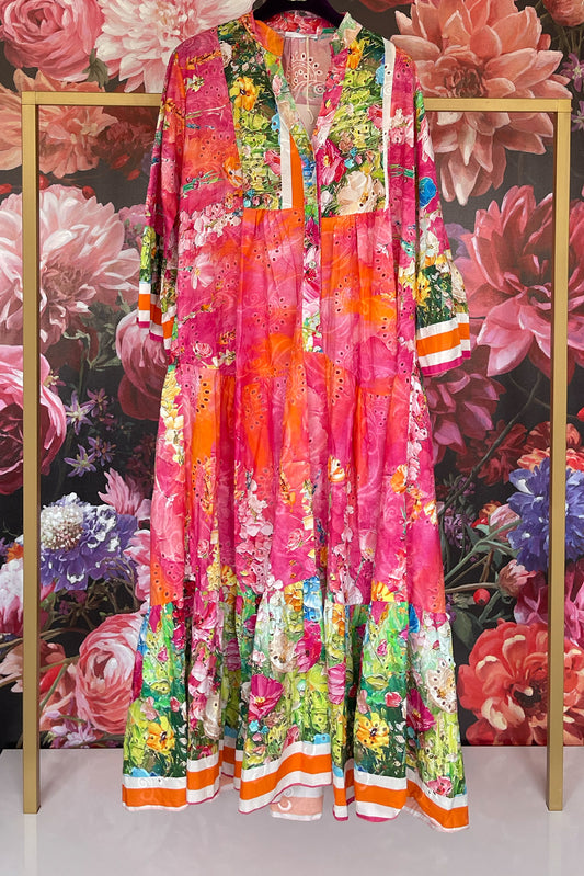 Langes Kleid Floral