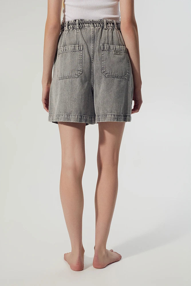 BSB Grey Denim Shorts