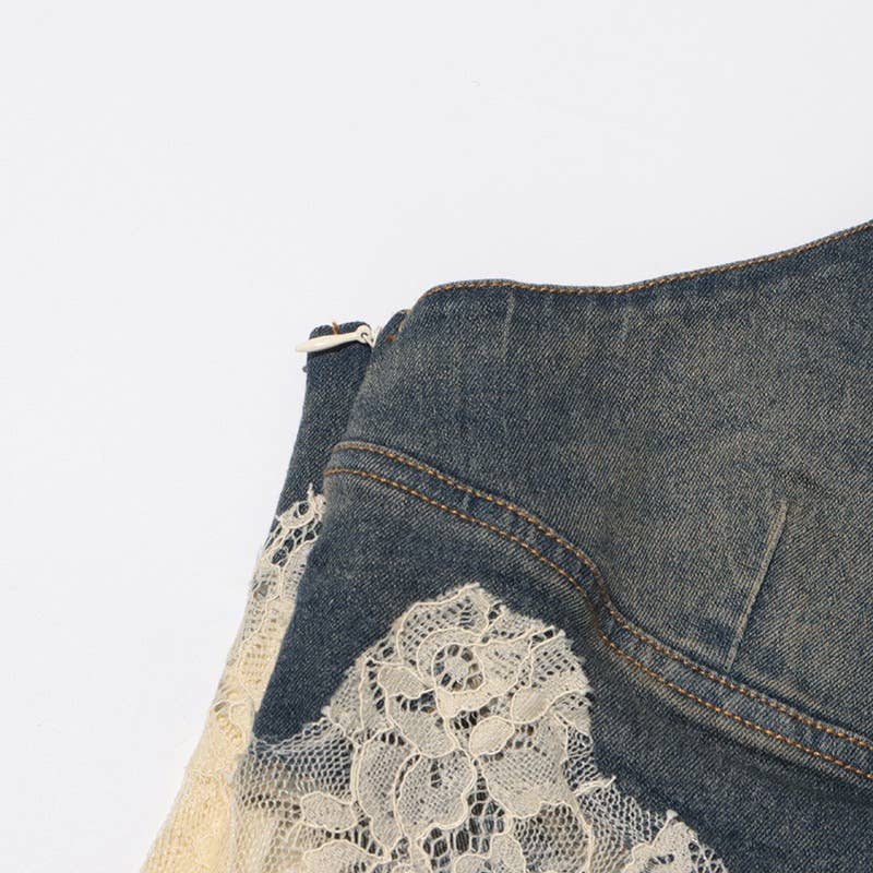 Denim-Shorts Spitze