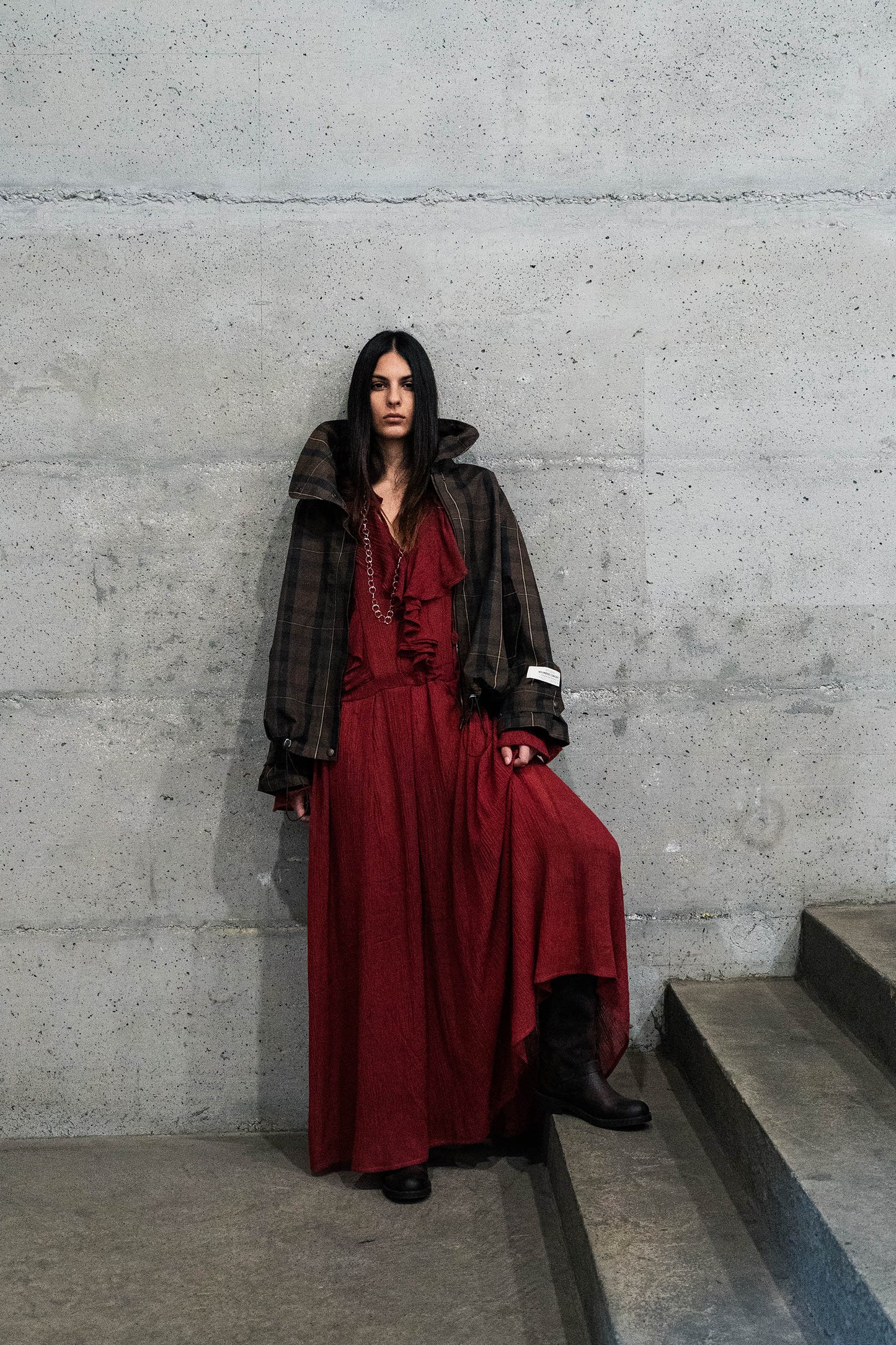 Noumeno Short Scottish Trenchcoat