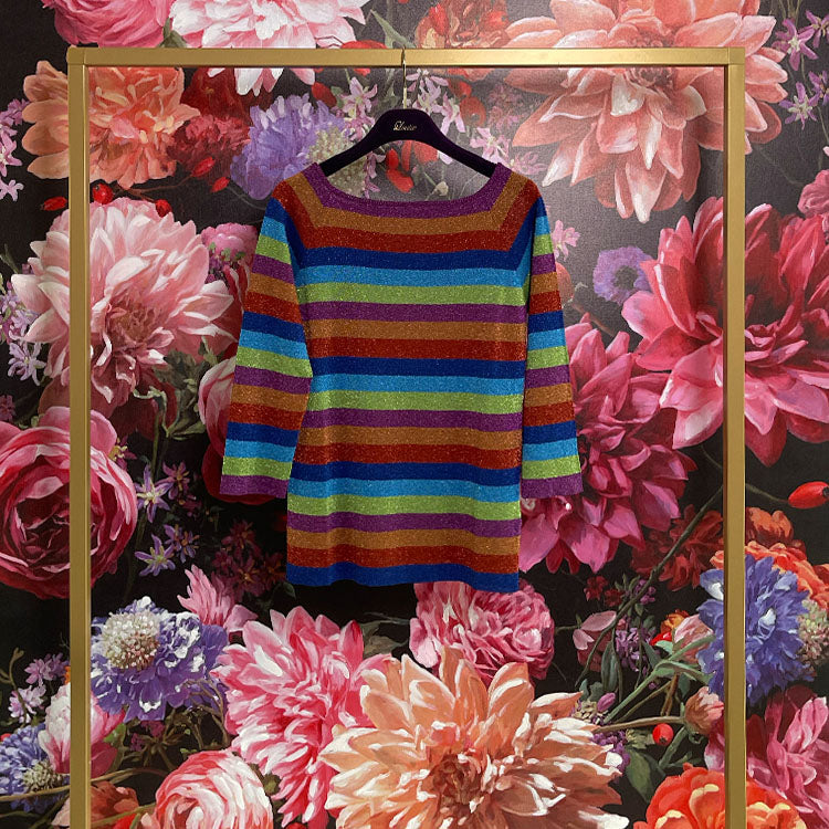 Floor Pullover Multi Color