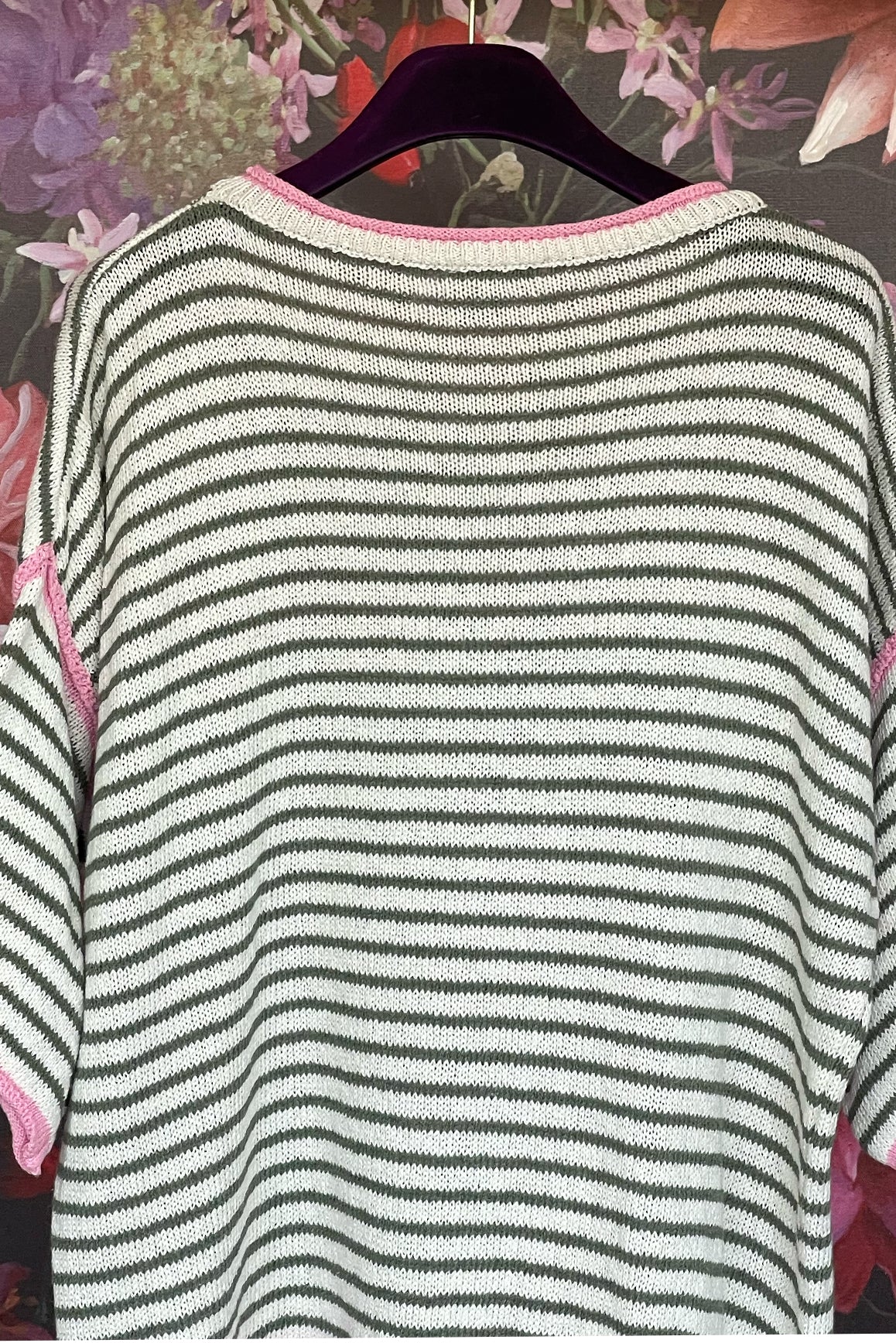 Ringel Pullover beige