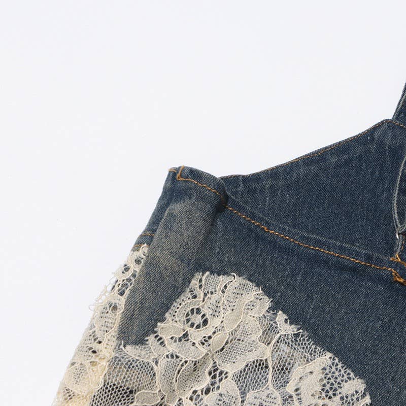 Denim-Shorts Spitze