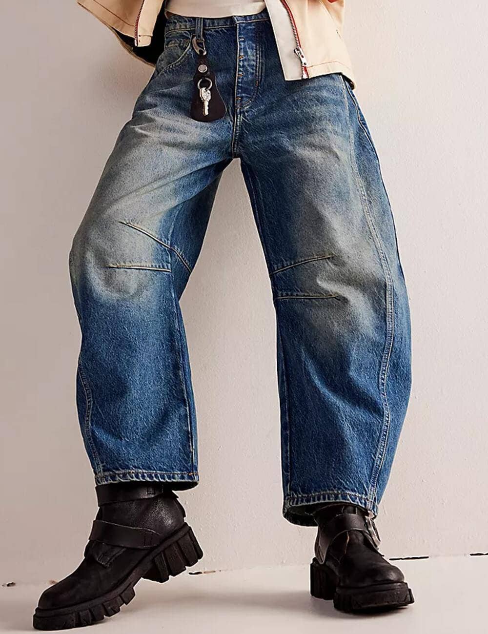 SWEETKAMA BARREL JEANS
