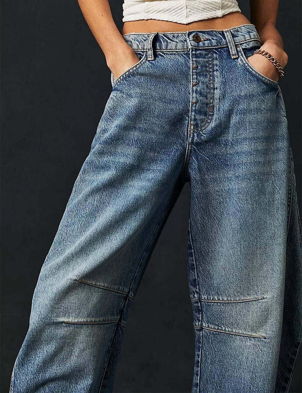 SWEETKAMA BARREL JEANS