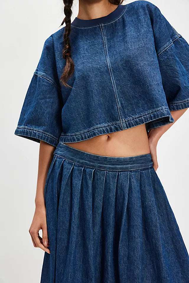 Free People Westley Denim Set