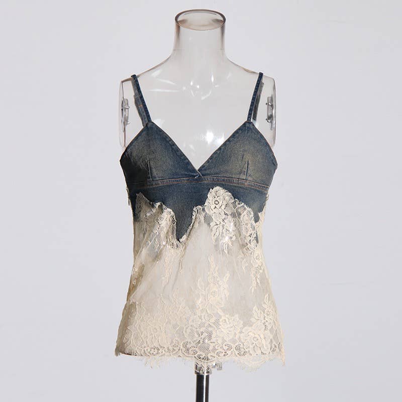 Denim-Shorts Spitze