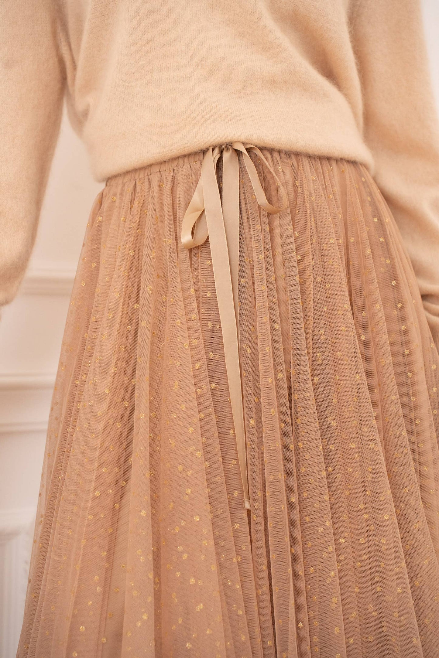 Tüllrock Gold dots