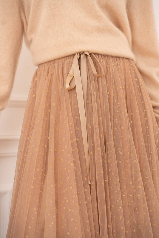 Tüllrock Gold dots