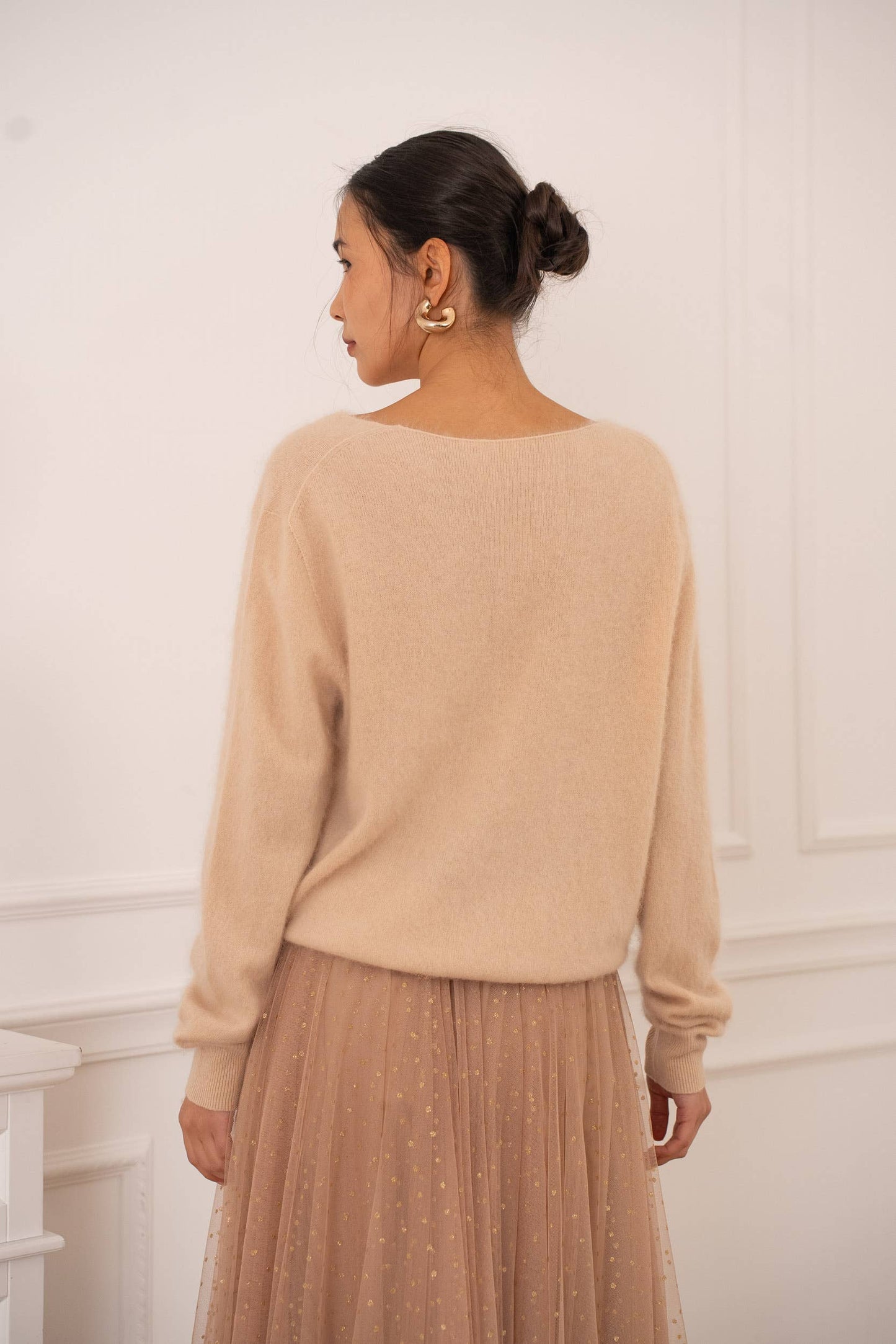 Pullover Wolle - Kaschmir gebürstet