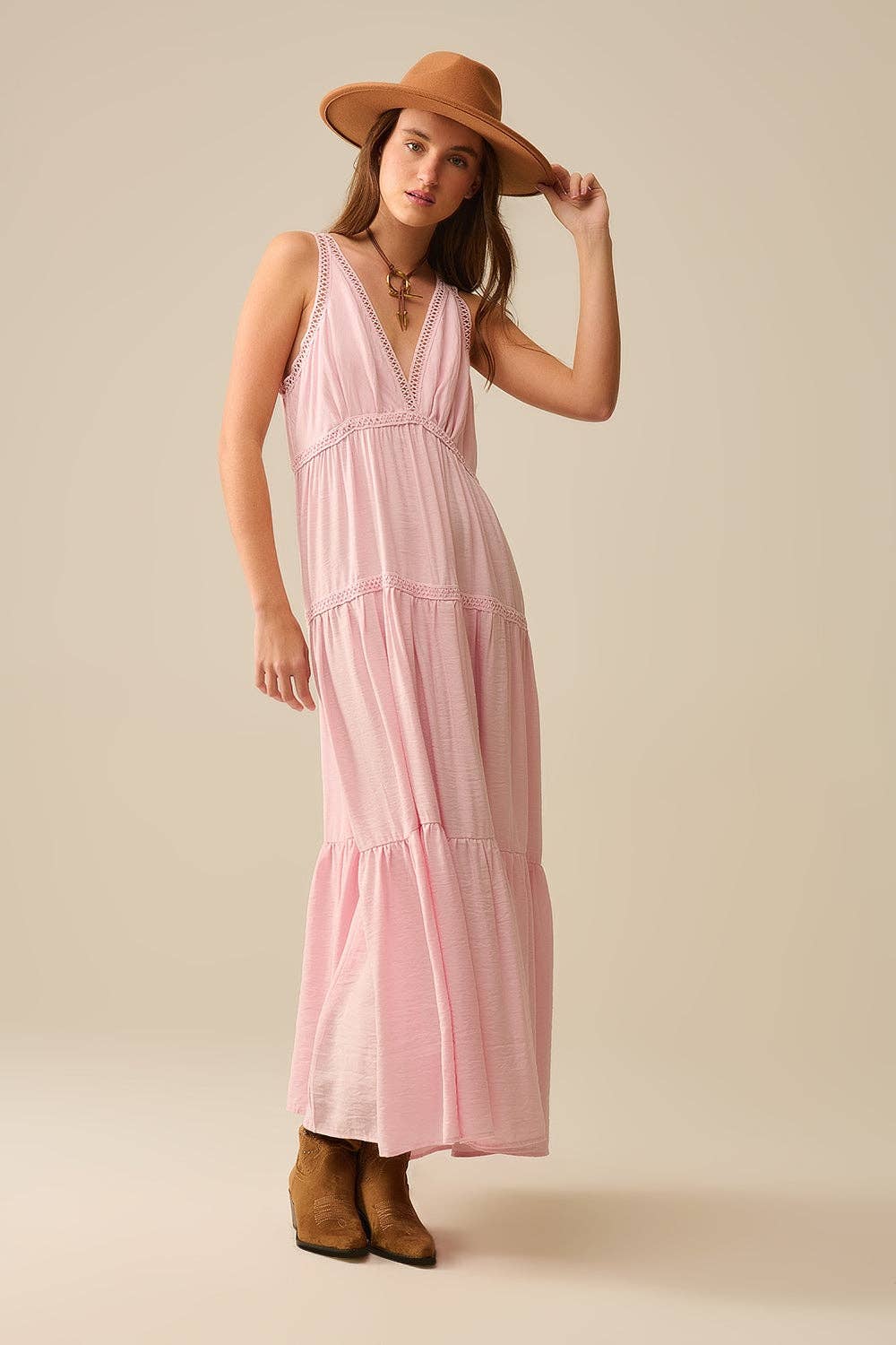 Boho-Dress Rosa