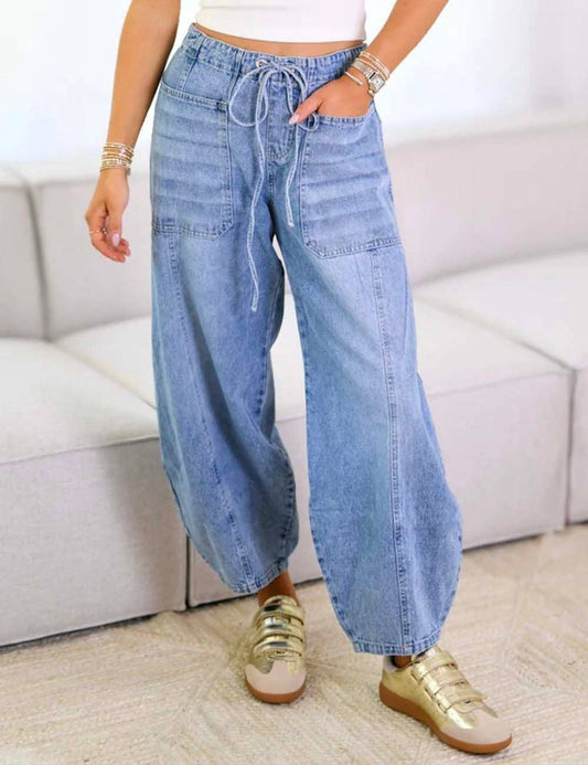 Lässige Barrel Jeans