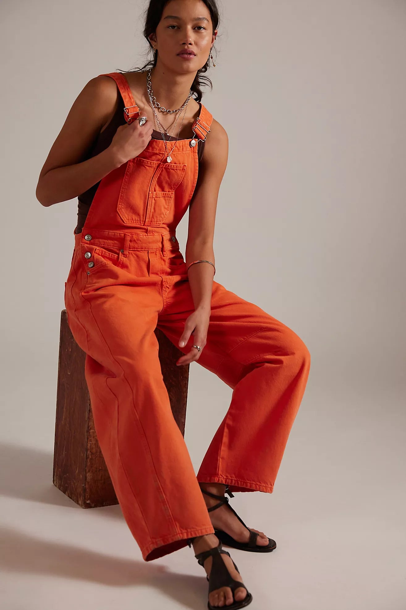 Free people Good Luck Overall Spicy