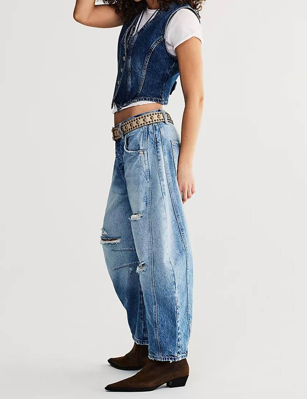 SWEETKAMA BARREL JEANS