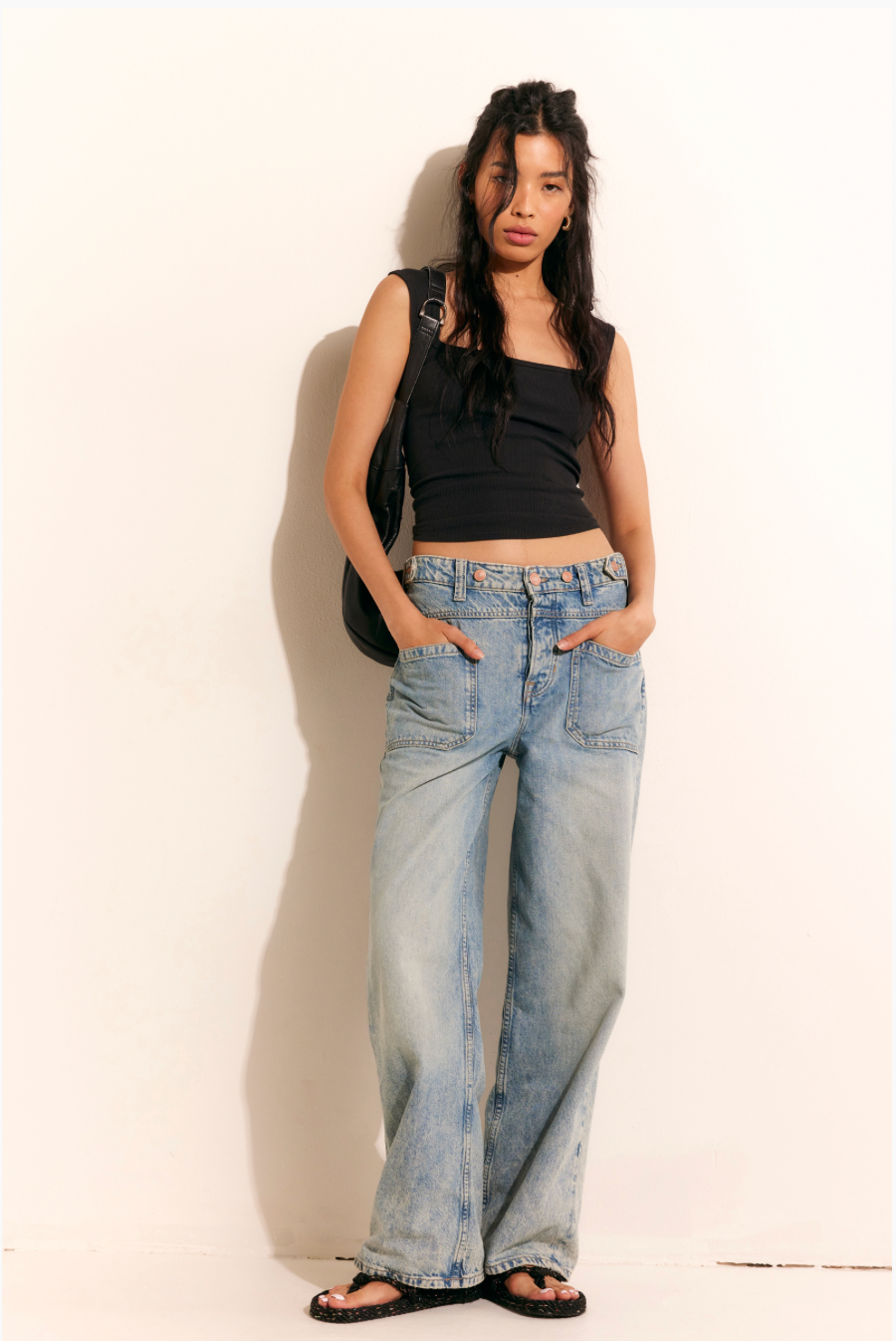 Free People Palmer Cuff Jeans