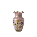 Lade das Bild in den Galerie-Viewer, Rice Glass Vase Hand Painted Pink

