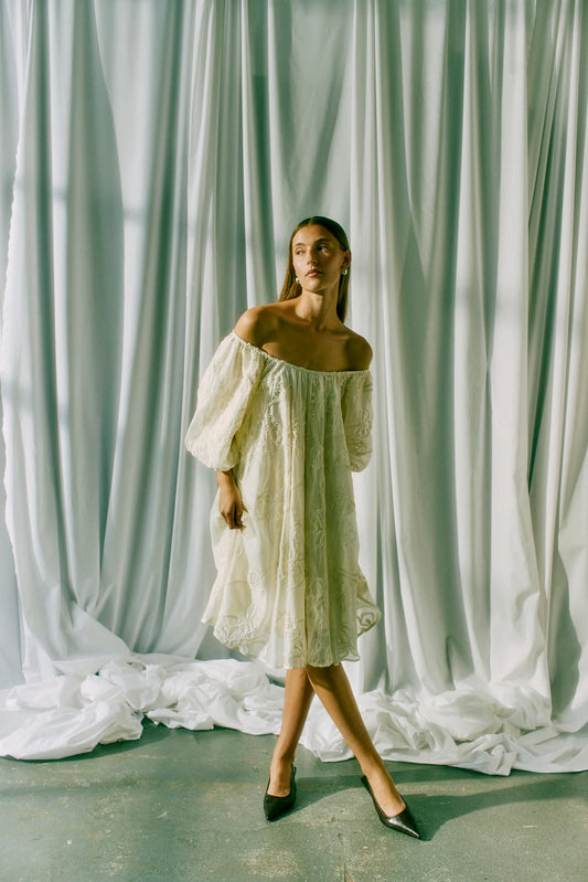 Copenhagen Muse Dress Malian Jet Stream