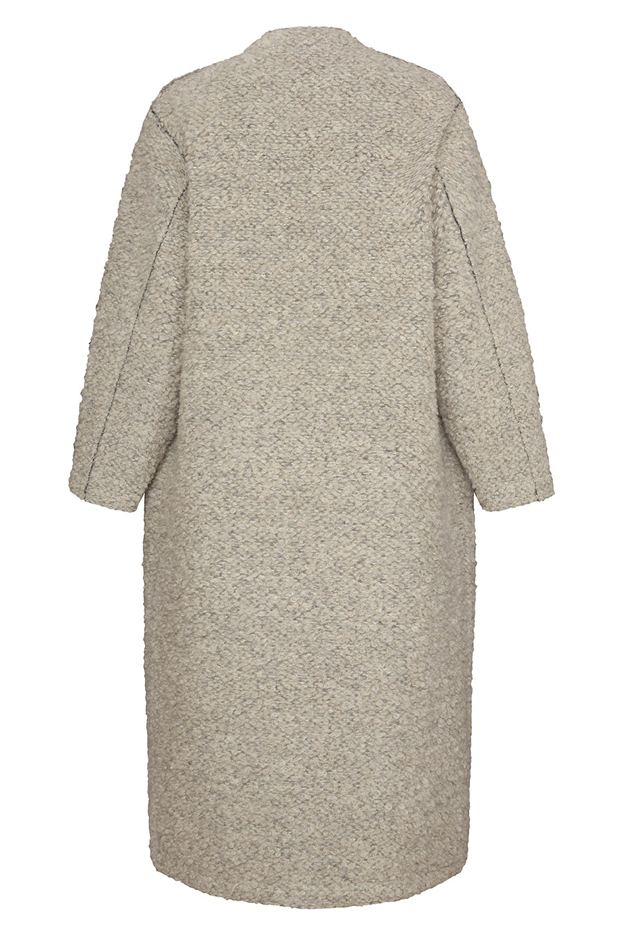 Liv Bergen Coat Split Light grey