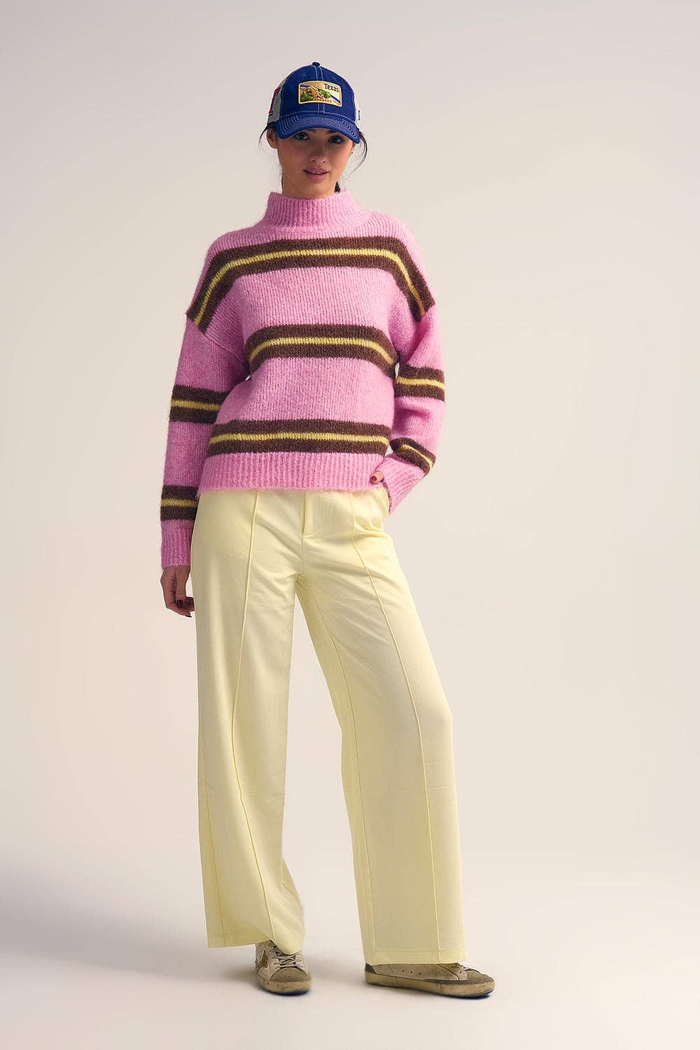 Stripe Pullover Pink