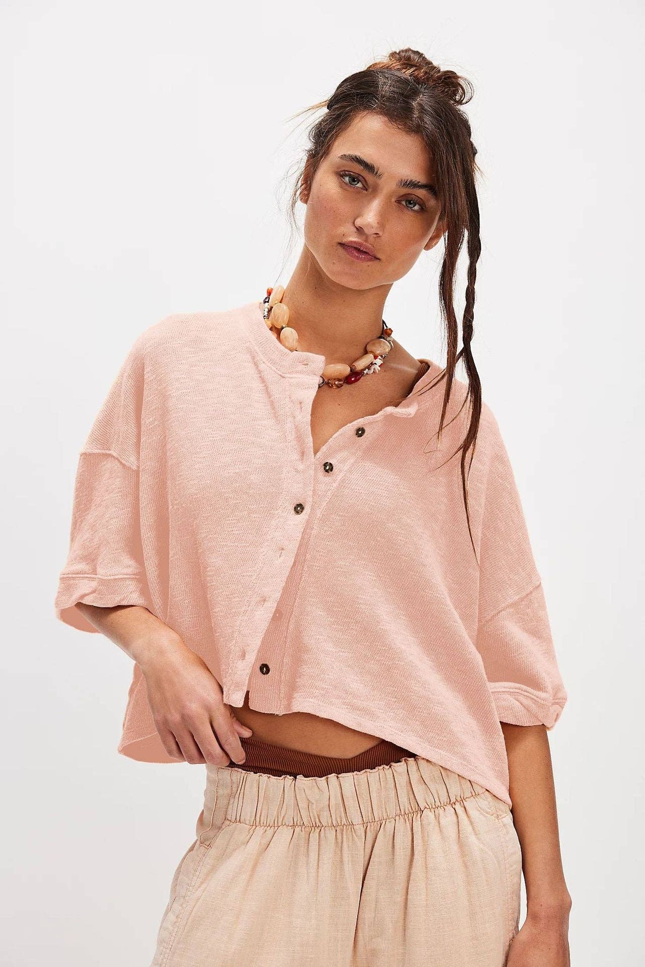 Shirt Cardigan Midi