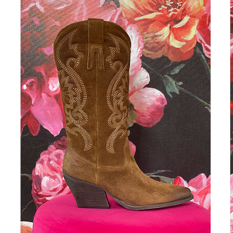 Wildleder Cowboy Boot