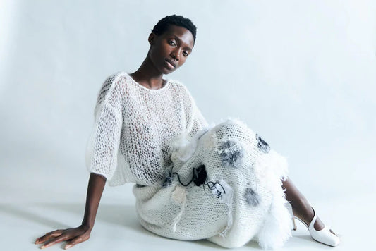 Dawn X Dare Lily Sweater Chalk