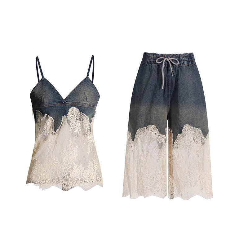 Denim-Shorts Spitze