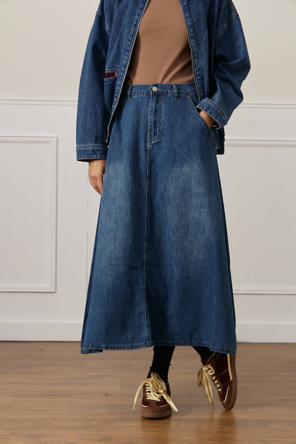 Gioya langer Denim Rock