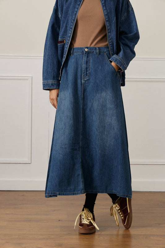 Gioya langer Denim Rock