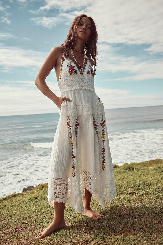 Free People Keila Dress Ivory