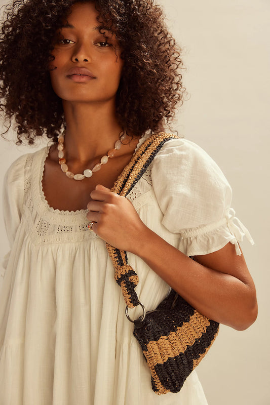 Free People Sandy Shores Babydoll Dres Ivory