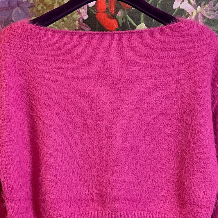 Flauschpullover Fuchsia