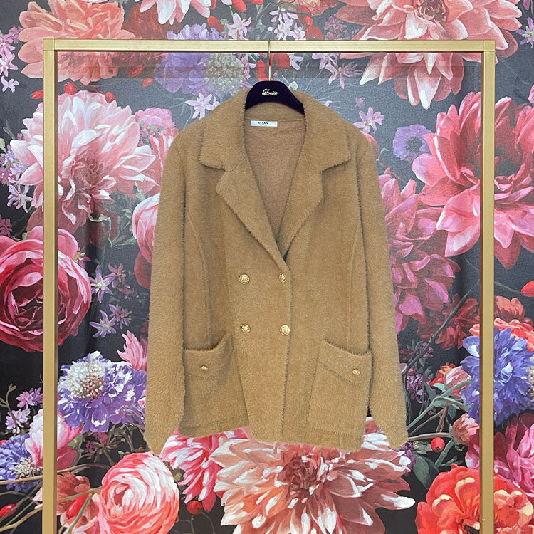 Ellies Gold Button Jacket