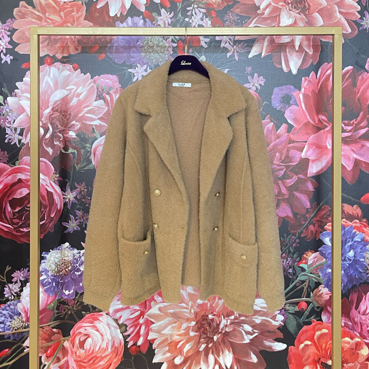 Ellies Gold Button Jacket