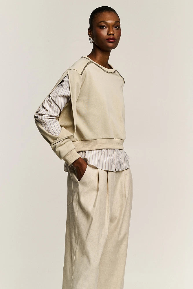 BSB Sweater Beige Stone