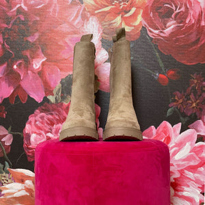 Boot Velvet Beige
